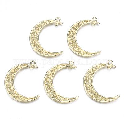 Alloy  2-Loop Link Pendants&nbsp;PALLOY-S121-227-1