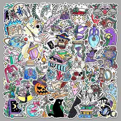 50Pcs PET Stickers&nbsp;PW-WGFF8CD-01-1