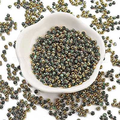 Inside Colours Glass Seed Beads&nbsp;SEED-A032-03K-1