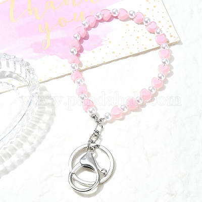 Acrylic Beads Keychain&nbsp;KEYC-YW00142-06-1