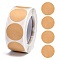 DIY Scrapbook, Decorative Adhesive Tapes, Flat Round, BurlyWood, 25mm, about 500pcs/roll