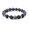 Natural Lava Rock Stretch Bracelets, Constellation Bracelet, Scorpio, Inner Diameter: 2-3/8 inch(6cm)