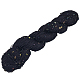 テンセル糸  スパンコール付き  ブラック  1~4x1mm&nbsp;SENE-WH20023-003C-1