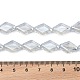Electroplate Glass Beads Strands&nbsp;EGLA-B010-01A-PL02-4
