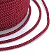 ポリエステル編組コード  ブラウン  2mm  約16.4ヤード（15m）/ロール&nbsp;OCOR-F010-A24-2MM-3