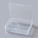 プラスチックビーズ収納ケース  長方形  透明  9.5x6.6x2.6cm&nbsp;X-CON-F005-14-C-2