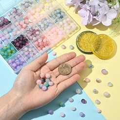 Crackle Glass Beads Strands&nbsp;GLAA-YW0004-76