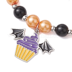 Alloy Enamel Charm Bracelets&nbsp;BJEW-JB10851-02