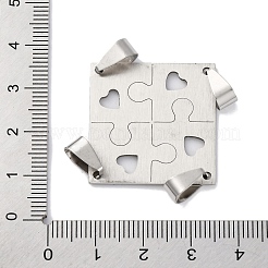 201 Stainless Steel Connector Charms&nbsp;STAS-Q342-39P