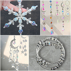 Glass Beads & Pendants Findings Kits&nbsp;GLAA-SC0002-92