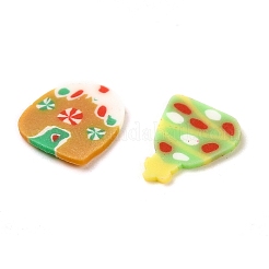 Christmas Theme Handmade Polymer Clay Cabochons&nbsp;CLAY-Q004-23A