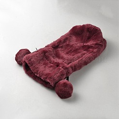 豪華なワインボトルカバーバッグの装飾  暗赤色  300x165x5mm&nbsp;AJEW-WH0348-986A
