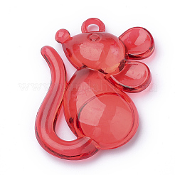 Transparent Acrylic Big Pendants&nbsp;TACR-T002-01