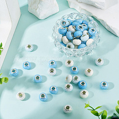 100Pcs Large Hole Resin Rhinestone European Beads&nbsp;OPDL-TA0001-07B