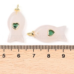 Natural Rose Quartz Pendants&nbsp;X-G-Z134-06G-04