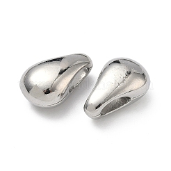 合金ペンダント  ティアドロップチャーム  プラチナ  21.5x13.5x10mm  穴：9x5mm&nbsp;X-PALLOY-P317-12P