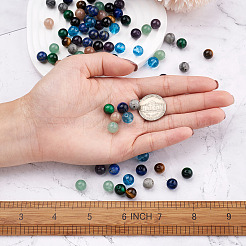 100Pcs 10 Style Natural Gemstone Beads&nbsp;G-KS0001-04