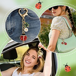 4Pcs Alloy Enamel Keychains&nbsp;KEYC-PH01632