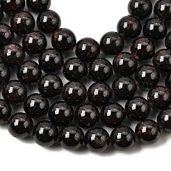 Natural Garnet Gemstone Bead Strands&nbsp;G-R263-10mm