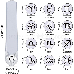 1 Set 40cr Steel Stamps&nbsp;AJEW-BC0001-71