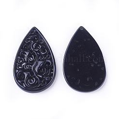 Carved Natural White Jade Pendants&nbsp;G-L495-40A