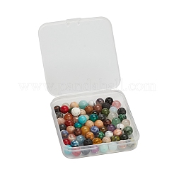 100Pcs Natural & Synthetic Gemstone Beads&nbsp;G-YW0001-11