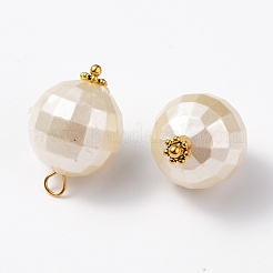 Acrylic Imitation Pearl Pendants&nbsp;PALLOY-JF00573