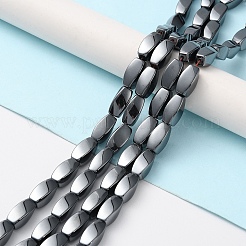Non-Magnetic Synthetic Hematite Beads Strands&nbsp;IM601-6x12
