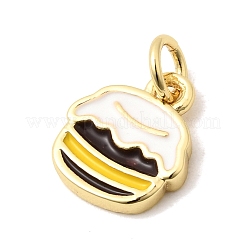 Brass Enamel Pendants&nbsp;KK-A296-13A-G