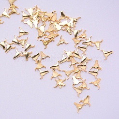 Alloy Cabochons&nbsp;MRMJ-WH0068-21G-RS