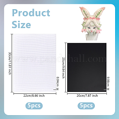 10Pcs 2 Styles PVC Plastic Sheets&nbsp;AJEW-OC0005-73B