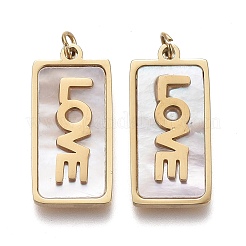 Natural Shell Pendants&nbsp;X-STAS-H100-01G