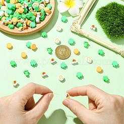 200Pcs Handmade Polymer Clay Beads&nbsp;CLAY-CJ0002-12