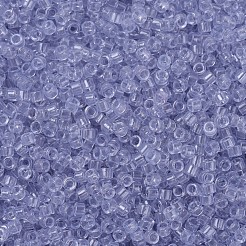 MIYUKIデリカビーズ  シリンダー  日本製シードビーズ  11/0  （db1407)透明な淡いアメジスト  1.3x1.6mm  穴：0.8mm  約10000個/袋  50 G /袋&nbsp;SEED-X0054-DB1407