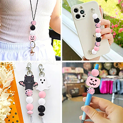 41Pcs 10 Styles Food Grade Eco-Friendly Silicone Focal Beads&nbsp;SIL-YW0002-19
