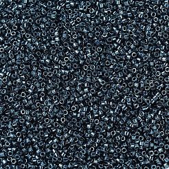 MIYUKIデリカビーズ  シリンダー  日本製シードビーズ  11/0  （db0451)亜鉛メッキダークスチールブルー  1.3x1.6mm  穴：0.8mm  約20000個/袋  100 G /袋&nbsp;SEED-J020-DB0451