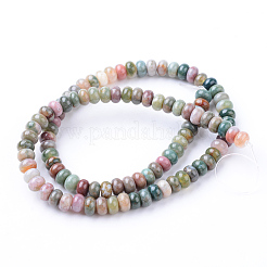 Natural Indian Agate Bead Strands&nbsp;X-G-R403-4x6-13