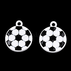Baking Paint Alloy Pendants&nbsp;ENAM-S119-023A
