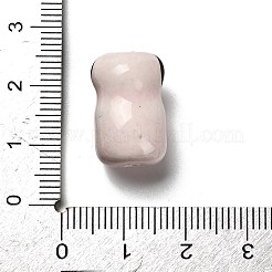 手作りの陶器ビーズ  動物  クマ  18.5x11.5x11mm  穴：1.8mm&nbsp;PORC-A028-02E