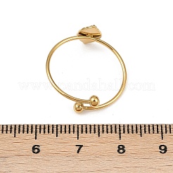 馬の目304ステンレス鋼カフリング部品  パッドリングセッティング  イオンプレーティング（ip）  18KGP本金メッキ  トレイ：6x3mm  usサイズ8 1/2(18.5mm)&nbsp;STAS-A191-02G