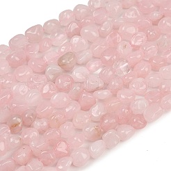 Natural Madagascar Rose Quartz Beads Strands&nbsp;G-Q060-E21-02