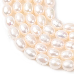 Natural Cultured Freshwater Pearl Beads Strands&nbsp;PEAR-F020-01B