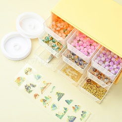 DIY Lampwork Beaded Bracelet Making Kit&nbsp;DIY-FZC0001-01D