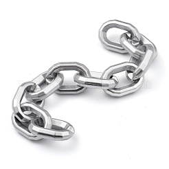 Handmade Spray Painted CCB Plastic Cable Chains&nbsp;AJEW-JB00736