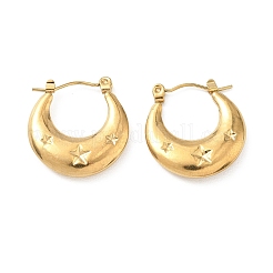 304 Stainless Steel Hoop Earrings for Women&nbsp;EJEW-F414-02G