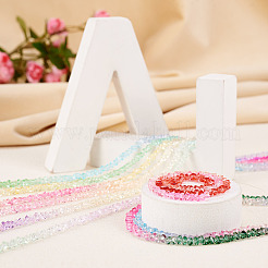 9 Strands 9 Colors Transparent Baking Paint Glass Bead Strands&nbsp;GLAA-TA0001-43