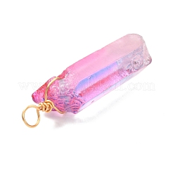 Natural Quartz Crystal Point Pendants&nbsp;PALLOY-JF01050