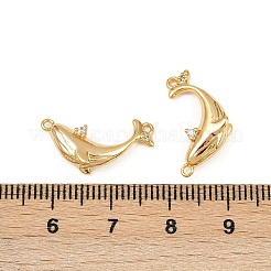 Ocean Theme Brass Micro Pave Cubic Zirconia Pendants&nbsp;KK-F902-08D-G