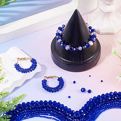 6 Strands 6 Styles Glass Beads Strands&nbsp;EGLA-TADJ0001-05D