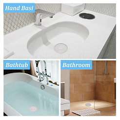 304 Stainless Steel Drain Hair Catchers&nbsp;AJEW-WH0248-171